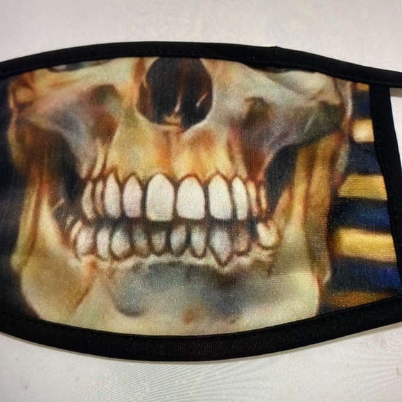 2 New fabric skeleton face masks - Picture 3 of 5